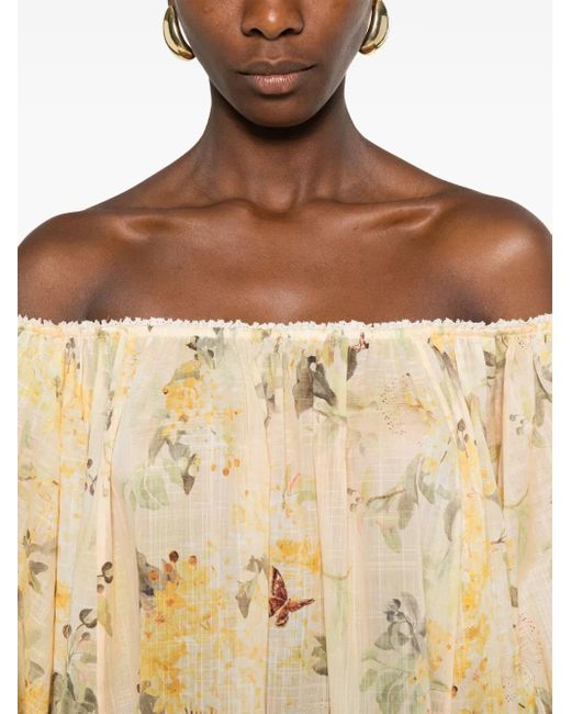 Robe Cascadian À Coupe Courte Zimmermann en coloris Natural