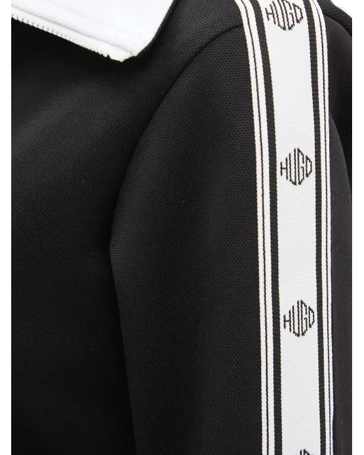 Jersey con cuello en contraste HUGO de color Black