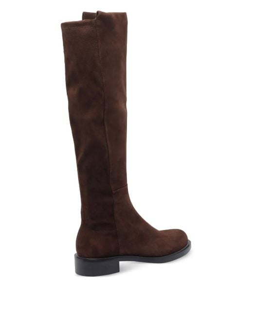 Stuart Weitzman Brown Gisele Suede Boots