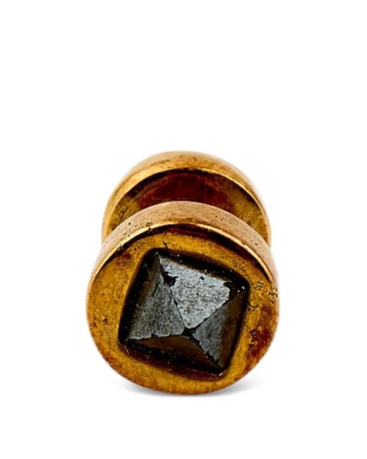 Parts Of 4 Metallic Stud Mono-Earring