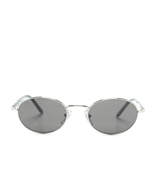 Persol Gray Ida Oval-frame Sunglasses for men