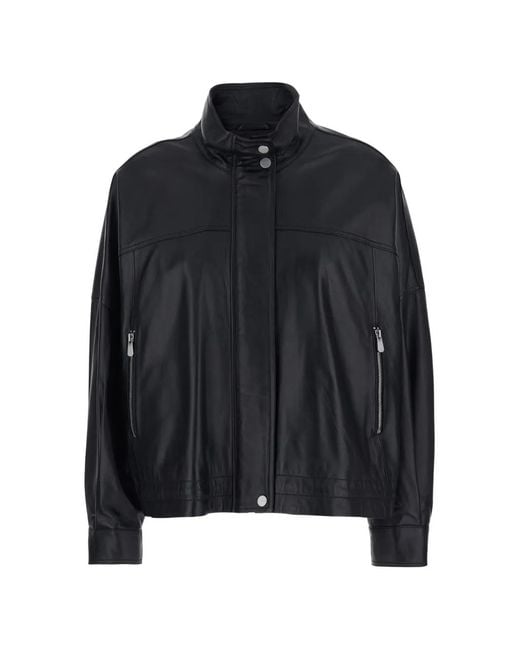 Pinko Black Zip Collar Jacket
