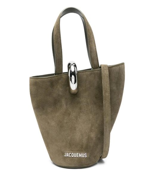Sac Cabas Le Petit Bambola Jacquemus en coloris Green