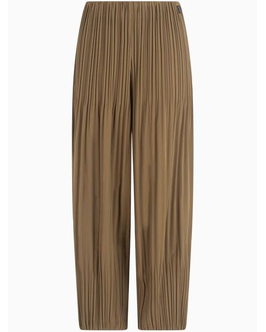 ARMANI EXCHANGE Natural Pleated Trousers