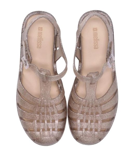 Melissa Natural Possession Glittered Sandals