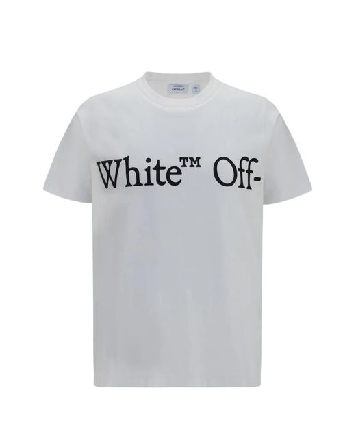 Off-White c/o Virgil Abloh Gray Bookish Scarf T-Shirt for men