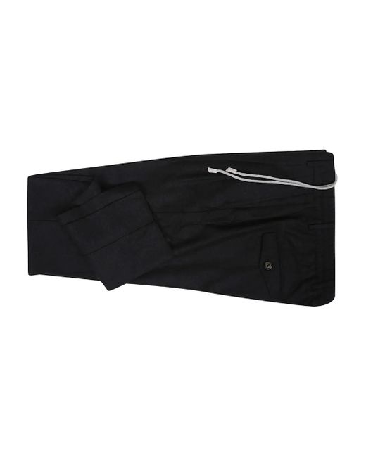 Eleventy Black Drawstring Single-Breasted Suit for men