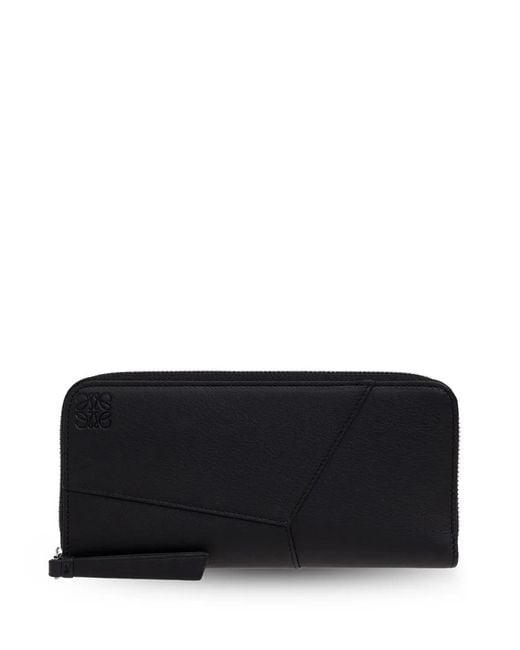 Loewe Black Puzzle Leather Wallet for men