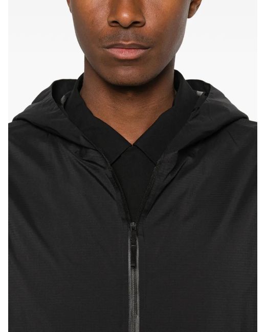 Veilance Black Veste À Capuche En Tissu Anti-Déchirure for men