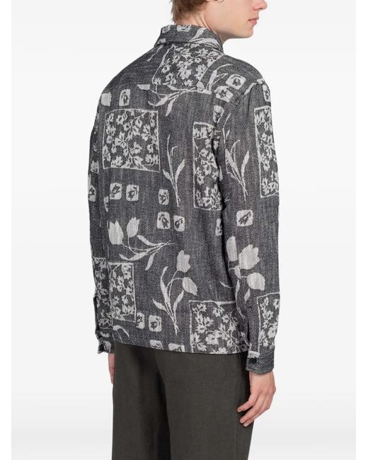 Samsøe & Samsøe Gray Sacastor X O Overshirt for men