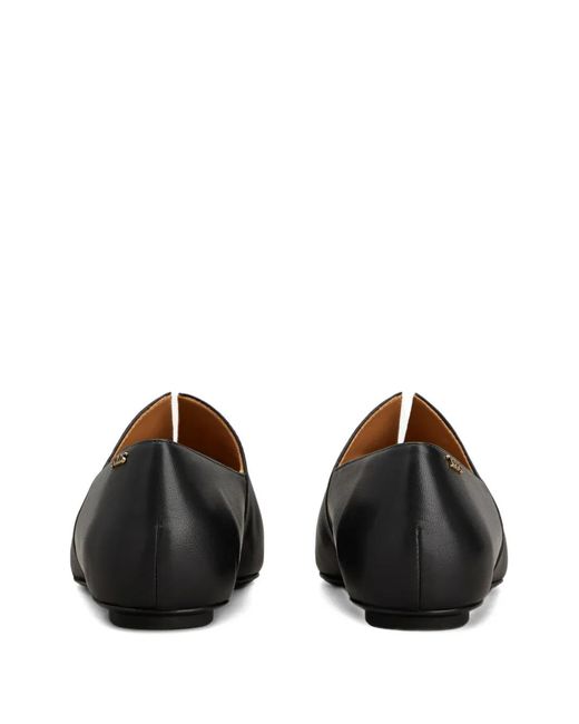 Tod's Black Pointed Flat Ballerinas