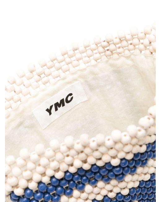YMC White Pilgrim Wood Shoulder Bag