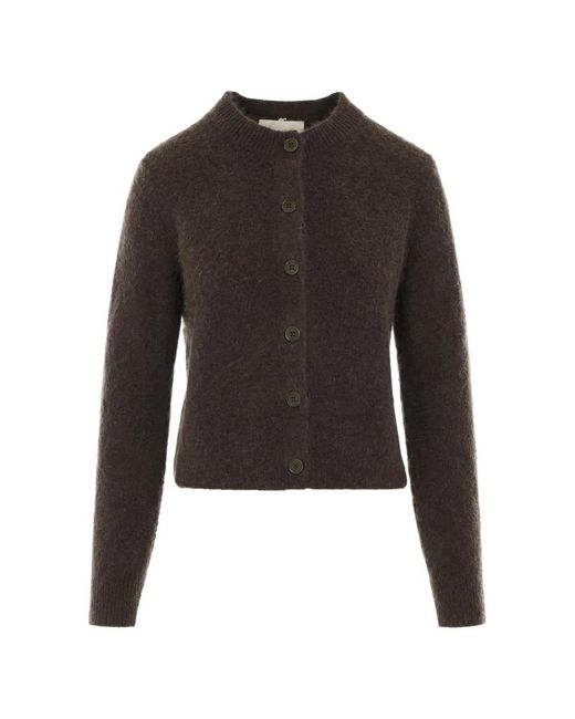 Lisa Yang Black Azalea Brushed Cashmere Cardigan