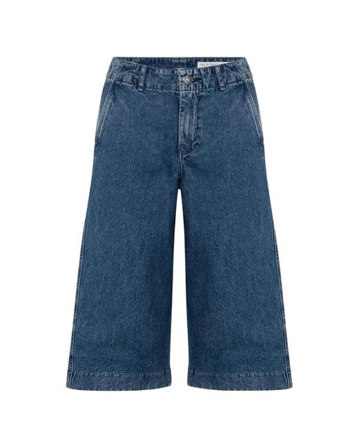Rag & Bone Blue Jamie Tailored Culottes