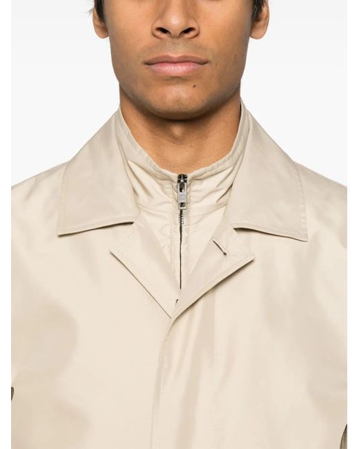 Fay Natural Layered Coat for men