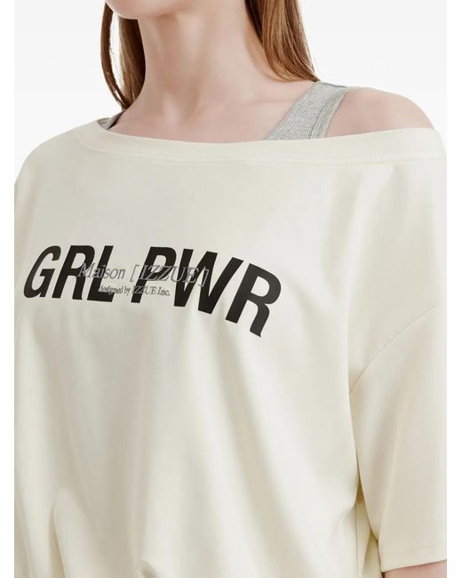 Izzue White Layered Top