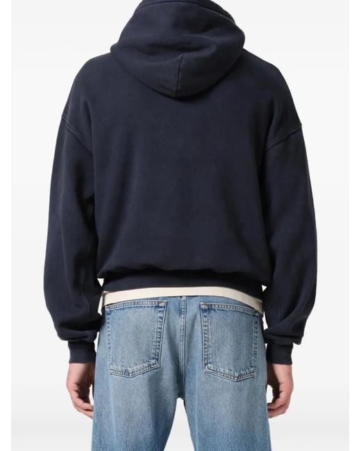 Agolde Blue Pocket Hoodie for men