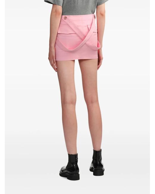 Off-White c/o Virgil Abloh Pink Cargo Mini Skirt