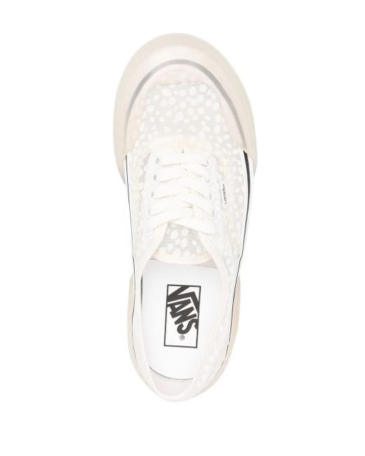 Vans Natural Chunky Logo-Patch Lace-Up Sneakers