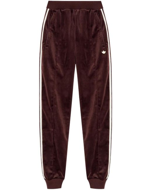 Adidas Purple Pants With Logo