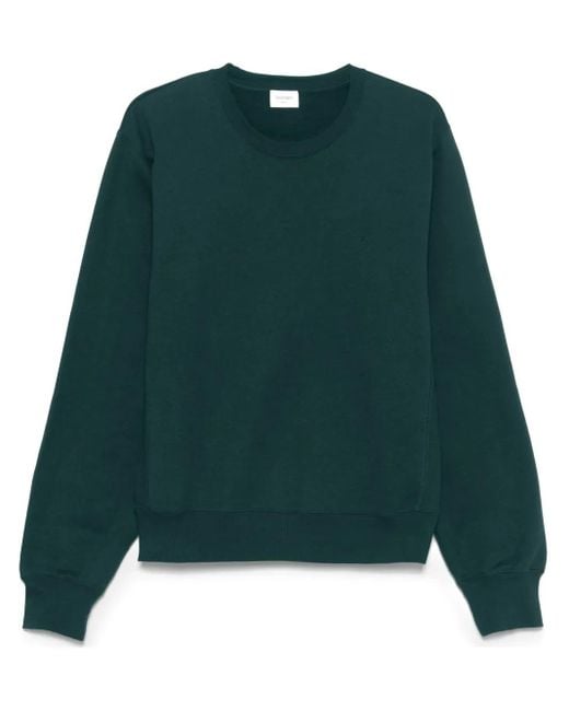 Saint Laurent Green Cassandre-Logo Sweatshirt for men