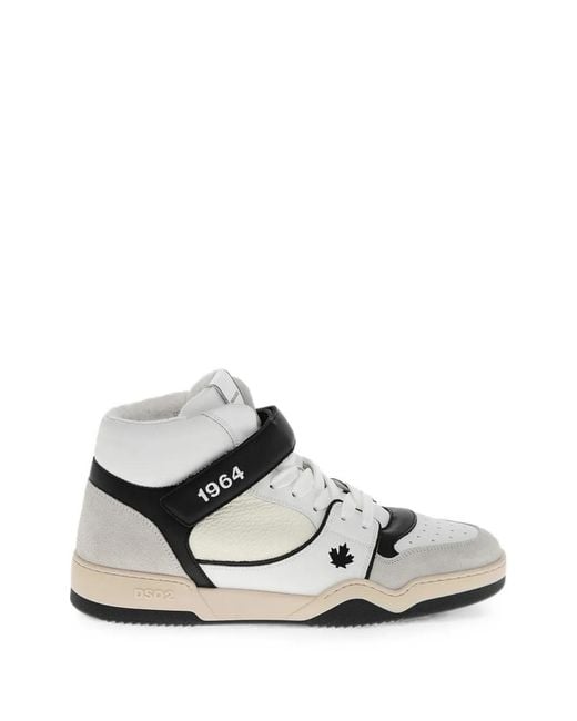 DSquared² White Spiker Sneakers for men