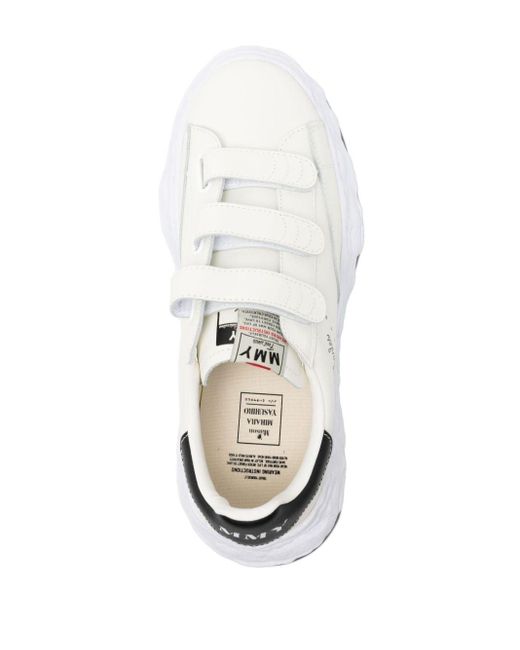 Maison Mihara Yasuhiro White Charles Touch-strap Sneakers