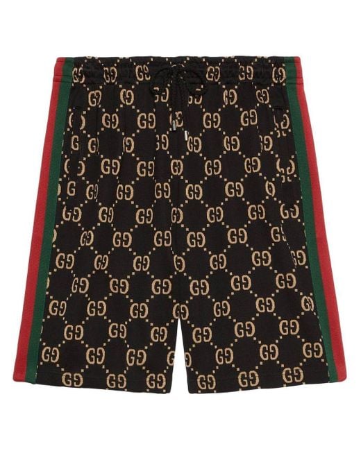 Gucci GG Supreme Bermuda Shorts in Black for Men |