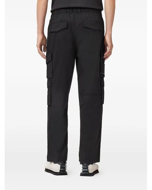 AllSaints Black Decoy Cargo Pants for men