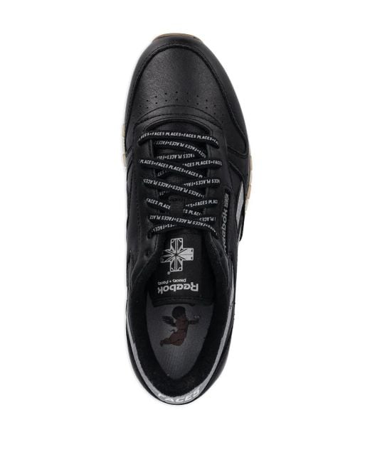 Reebok Black X Places + Faces Classic Sneakers for men