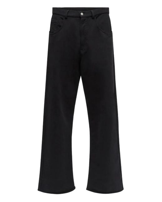 Jeans Con Design A Cinque Tasche di MM6 by Maison Martin Margiela in Black da Uomo