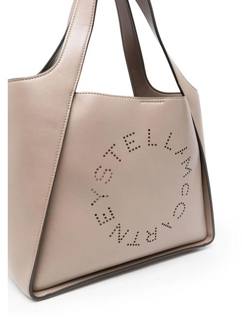 Stella McCartney ロゴ ハンドバッグ Natural