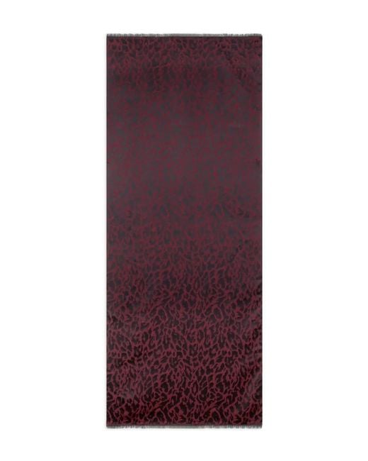 Etro Animal-Pattern Scarf in Purple für Herren
