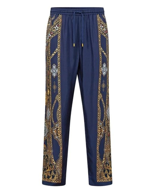 Pantalones anchos The Imperial Gate Camilla de hombre de color Blue