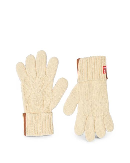 DIESEL Natural Knitted Gloves