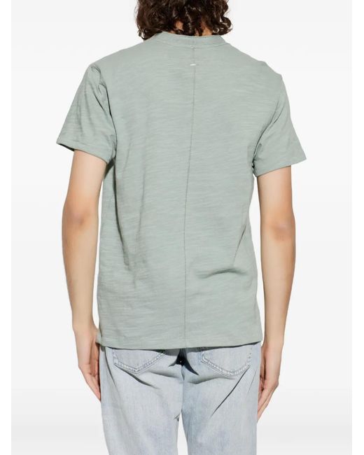 Camiseta Con Cuello Con Botones Rag & Bone de hombre de color Green