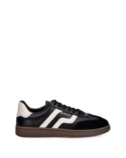 Gant Black Baskets Cuzmo À Logo Imprimé for men