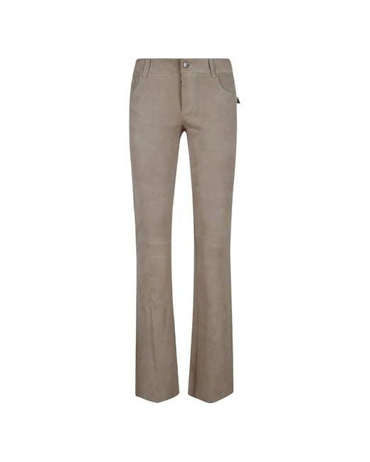 Stouls Flared Broek in het Gray