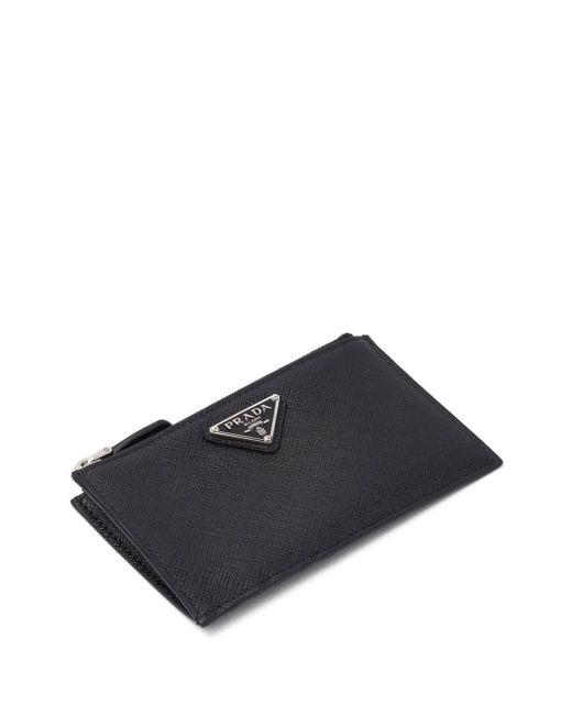 Prada Black Saffiano Leather Card Holder