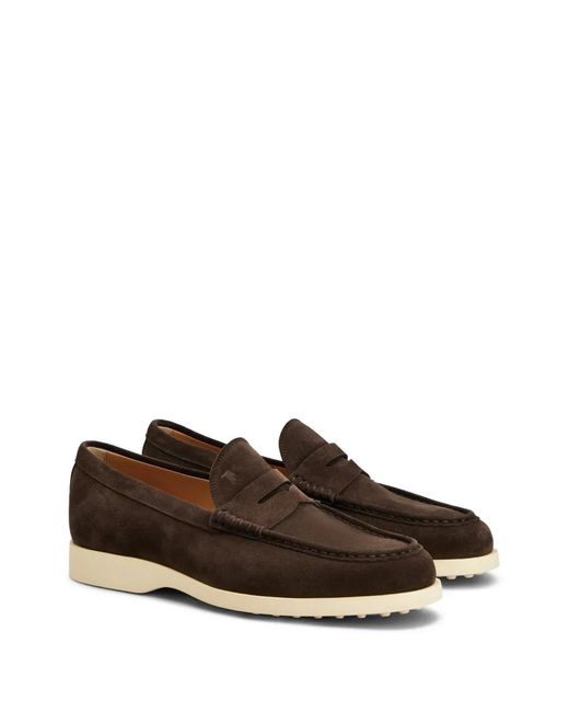 Tod's Brown Light 98L Loafers for men