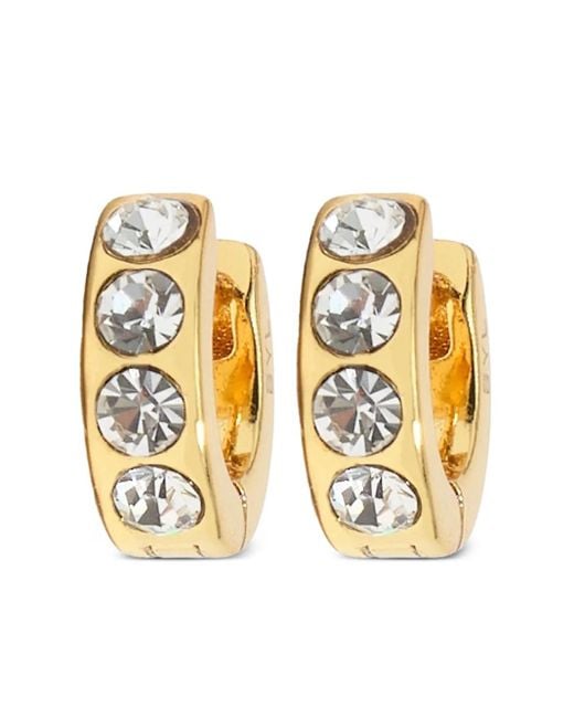 Bimba Y Lola クリスタル フープピアス Metallic