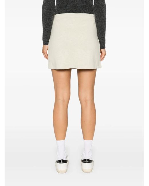 Isabel Marant Natural Amaline Mini Skirt