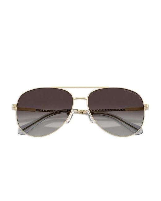 Michael Kors Brown Metal-Frame Sunglasses