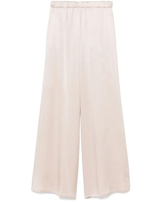 Antonelli White Talia Palazzo Pants