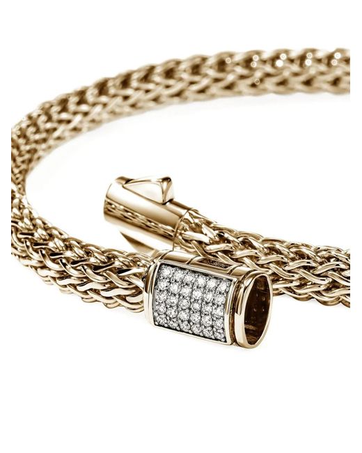 John Hardy White 14K Icon Diamond Bracelet