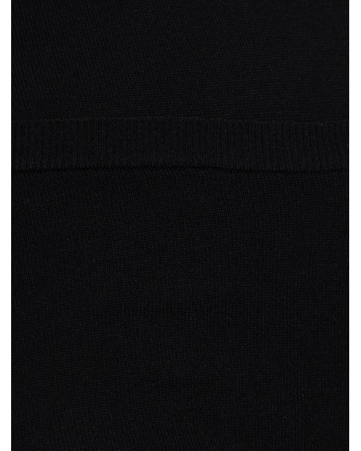 Entire studios Black Ribbed Shorts