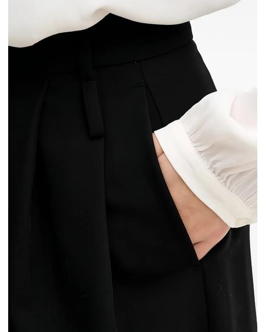 Sisley Black Slit Midi Skirt