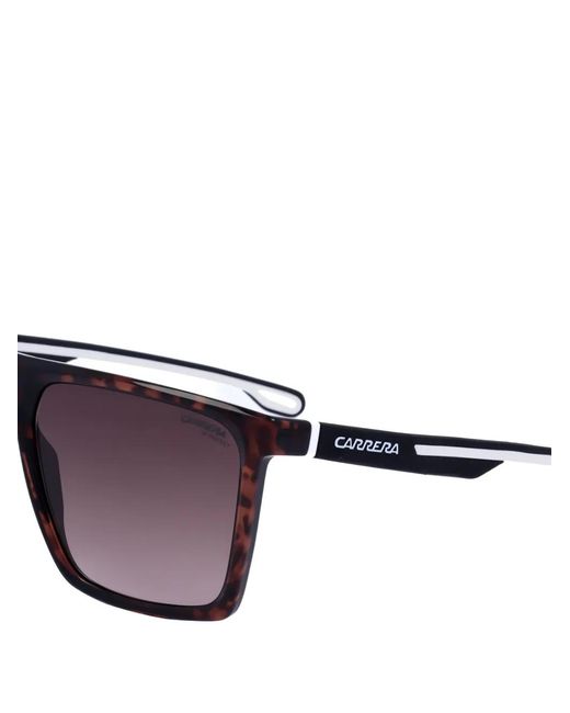 Carrera White Tortoiseshell-Effect Square-Frame Sunglasses for men