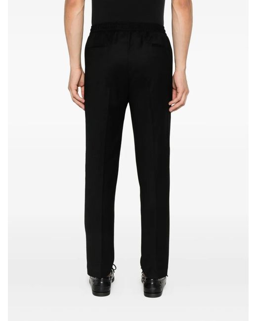 Briglia 1949 Black Drawstring-Cuffed Trousers for men