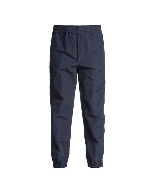 Parajumpers Blue Logo-Patch Track Pants for men